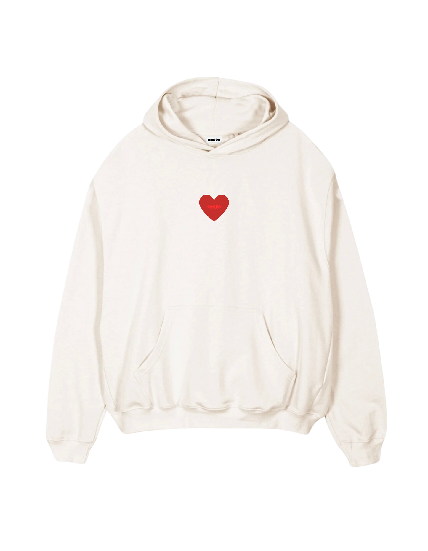 Hoodie Red heart