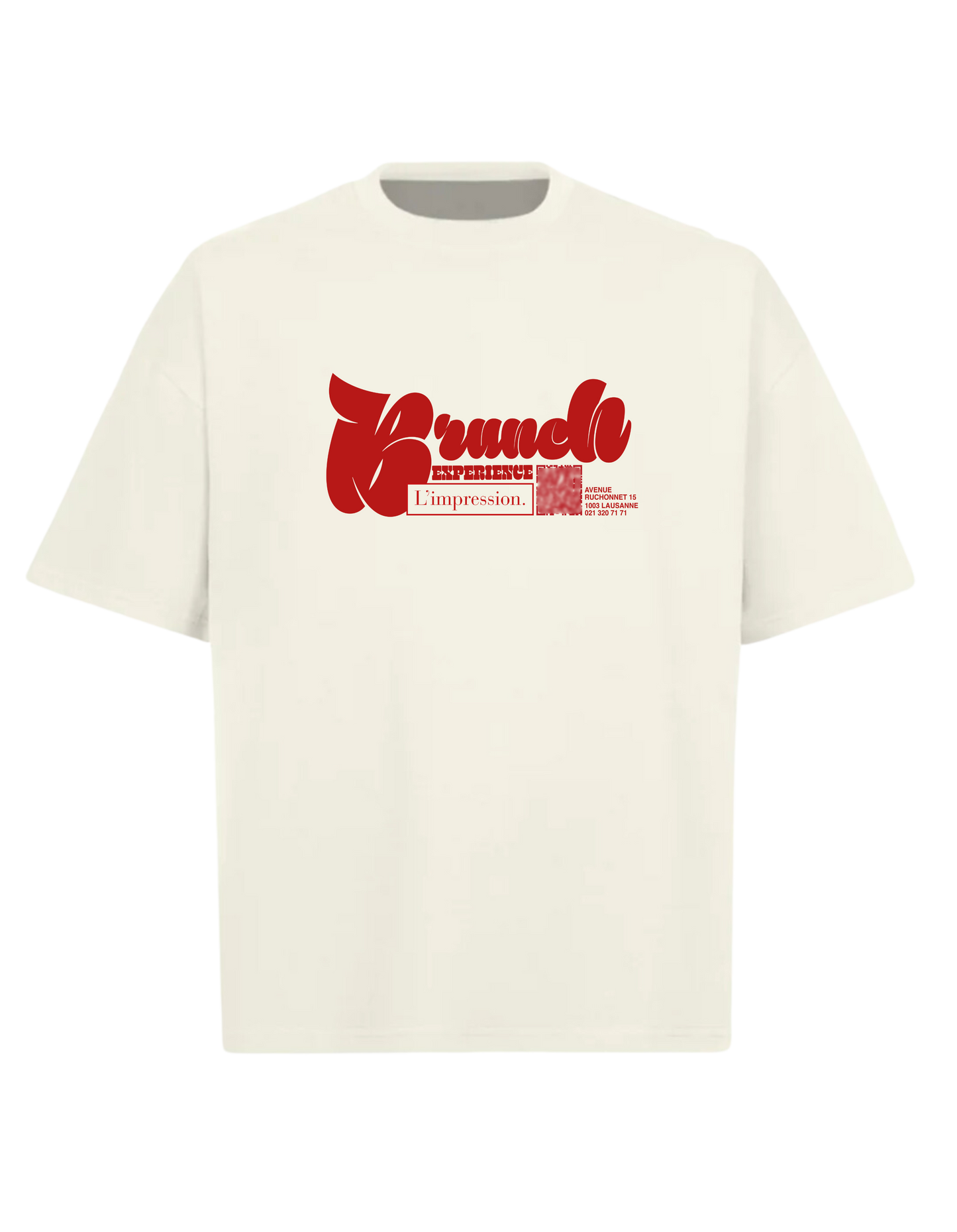 T-shirt Brunch Experience X L'Impression Café