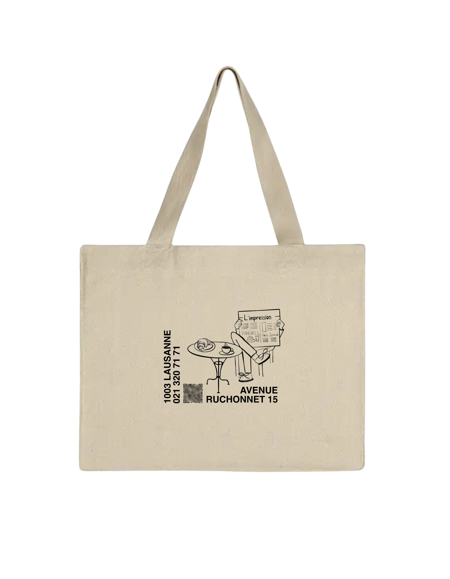 Tote Bag Beige X L'Impression Café