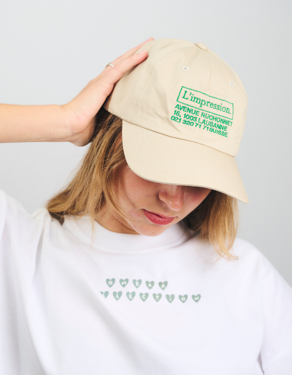 Casquette Beige X L'Impression Café