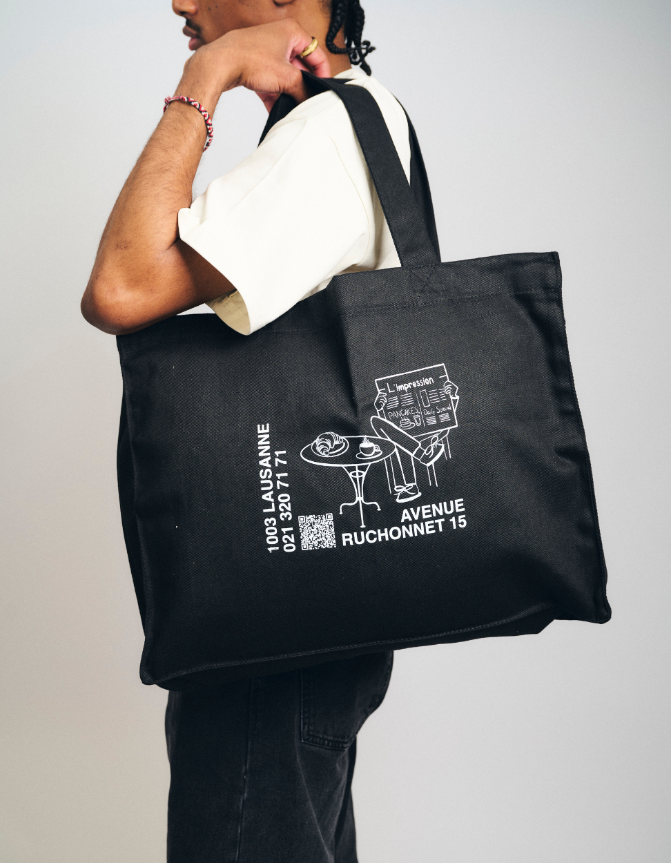 Tote Bag Beige X L'Impression Café