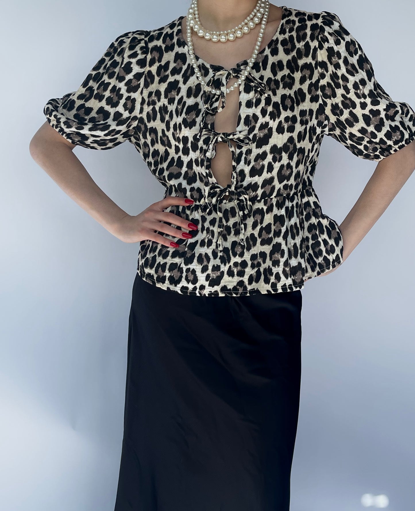 Blouse léopard